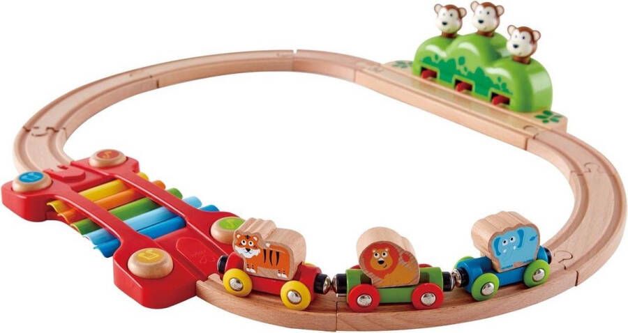 Hape Treinset Music & Monkeys 19-delig