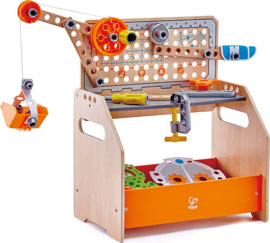 Hape werkbank Discovery Scientific 58-delig