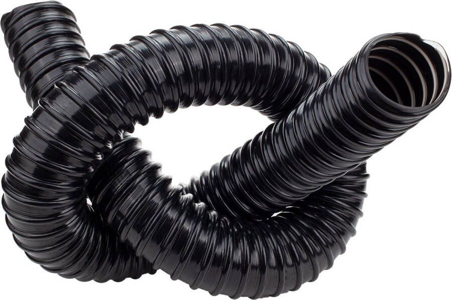 Happet L-WK11ST Vijver Accessoires Toebehoren Hosepipe for connections pump-uv lamp-pond. Corrugated black bendresistable. Length 10 m