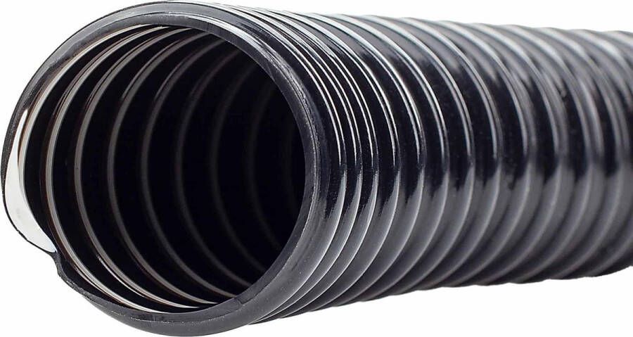 Happet L-WK22ST Vijver Accessoires Toebehoren Hosepipe for connections pump-uv lamp-pond. Corrugated black bendresistable. Length 20 m