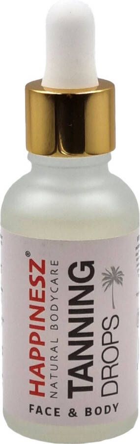 Happinesz Tanning Drops Zelfbruiner Bruinen Zonder Zon Druppels Gezicht en Lichaam