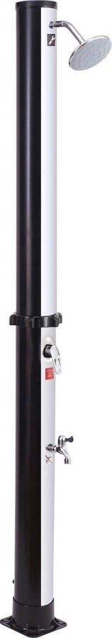 Happy Garden Zonnedouche MOOREA zwart en zilver 18L