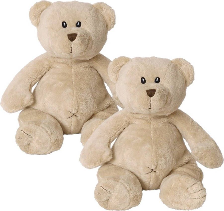 Happy Horse 2x stuks knuffelbeer Buster 23 cm Dieren speelgoed teddy beren knuffels