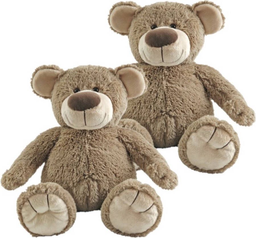 Happy Horse 2x stuks pluche knuffelbeer Bella 55 cm teddy beren speelgoed knuffels