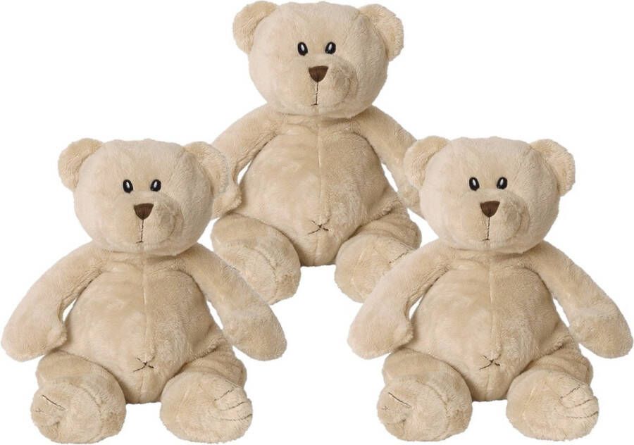 Happy Horse 3x stuks knuffelbeer Buster 23 cm Dieren speelgoed teddy beren knuffels