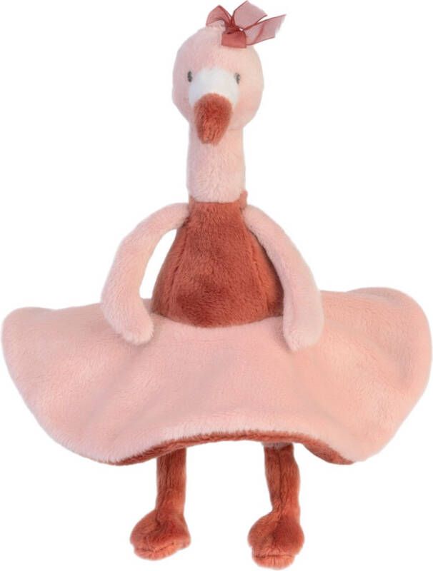 Happy Horse Flamingo Fiddle Knuffel 19cm Oudroze Baby knuffel