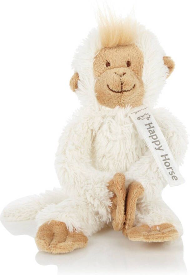 Happy Horse Hangende Aap Knuffel 23cm Wit Baby knuffel