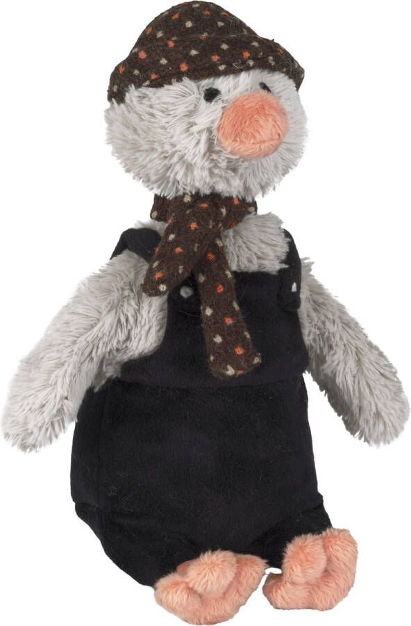 Happy Horse Pinguïn Polar Knuffel 25cm Zwart Grijs Baby Knuffel