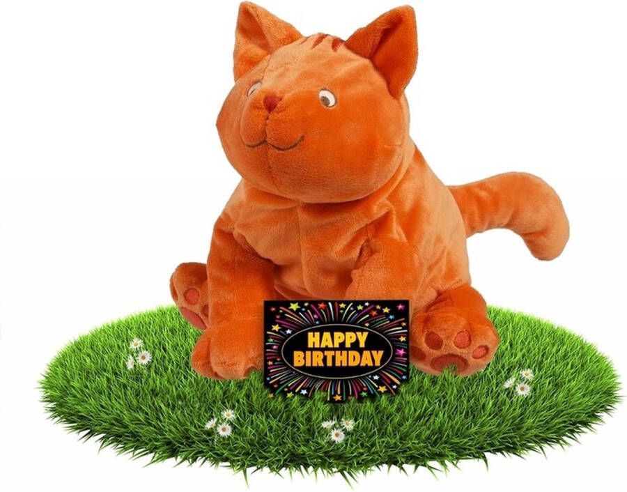 Happy Horse Verjaardag knuffel Dikkie Dik 30 cm met gratis verjaardagskaart