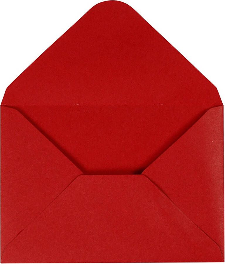 Happy Moments Enveloppen 11 5 X 16 Cm 10 Stuks 110 Gr Rood