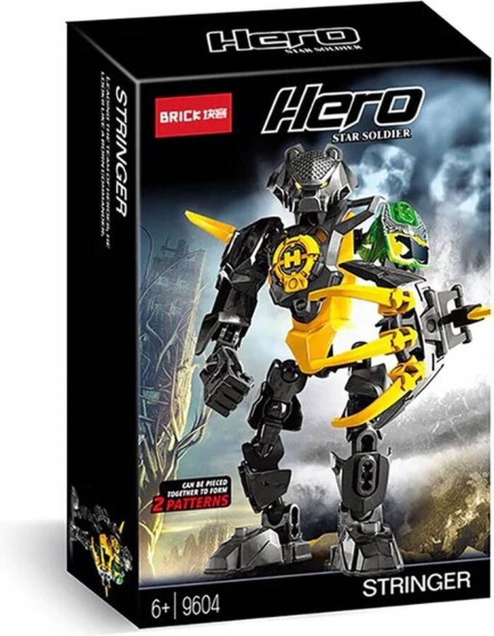 Happy trendz Brick Bouwstenen Hero Star Soldier Stringer 9604 Building Blocks Verzamel ze allemaal en bouw je eigen epische avonturen! Compatible Sringer 9604 Hero Soldiers