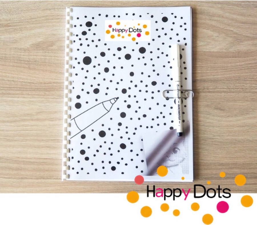 HappyDots DOT Painting Kleurboek dieren 20 stippelschilderijen