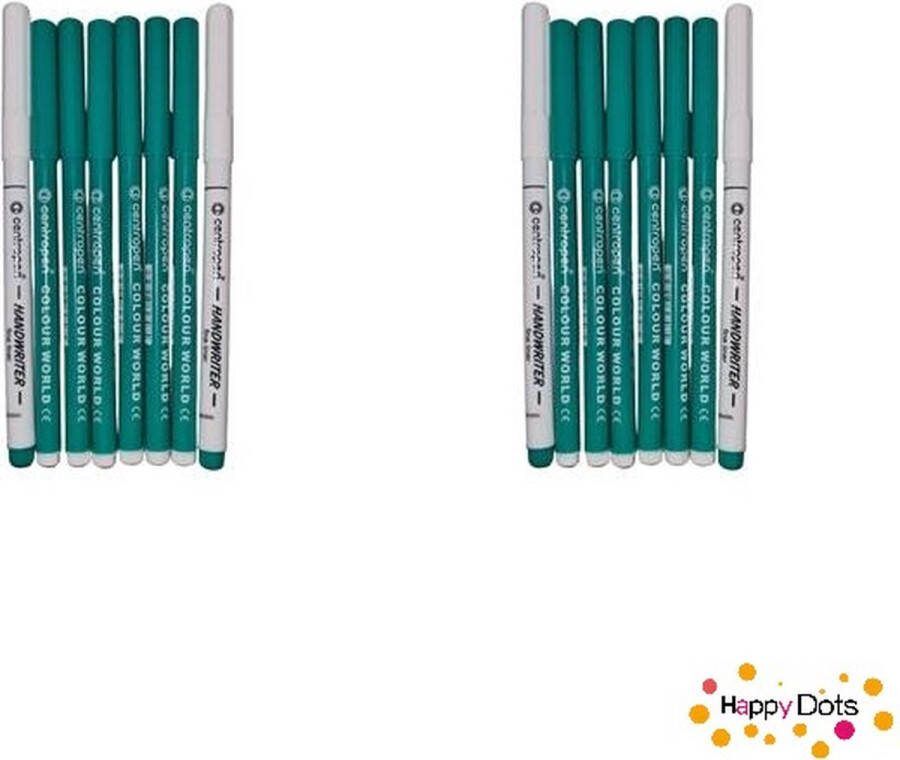 HappyDots DOT Painting Stiften set groen (dubbelpak)