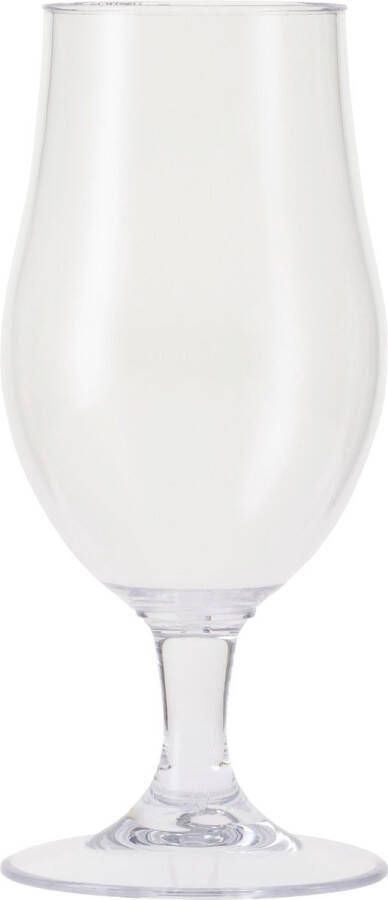 HappyGlass Mister Tulip Bierglas 400 ml Set van 48 Stuks Tritan Transparant