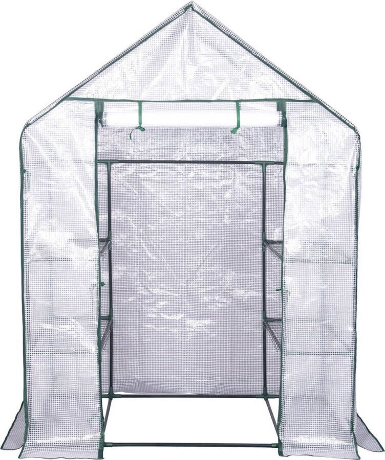 Happyment Broeikas Tuinkas Kweekkast Kweekbak Moestuin Serre Black friday Sinterklaas Kerstcadeau