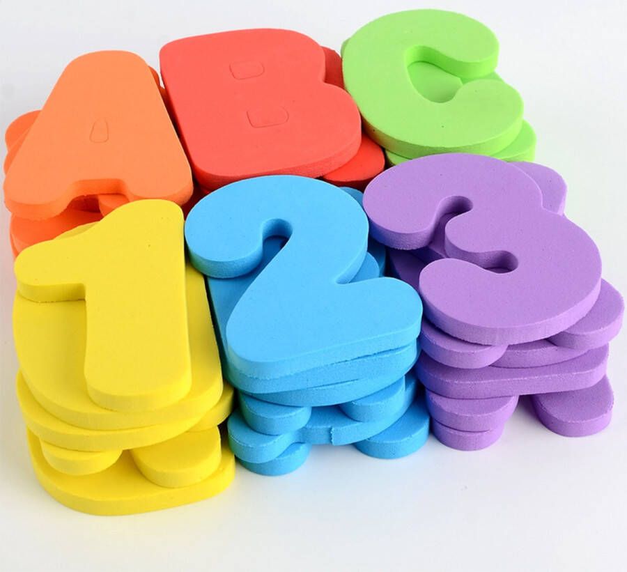 Happy Shopper Foam badspeelgoed cijfers en letters badspeeltjes water speelgoed jongen meisje