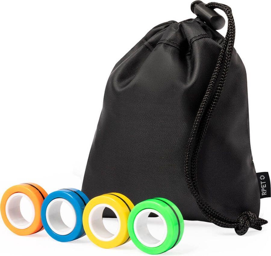Happyshopper Magnetische ringen Fidget toys Magnetic ring Speelgoed Volwassenen Kinderen Multicolor