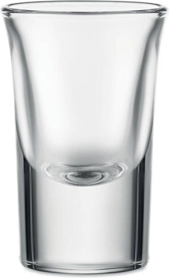 Happy Shopper Shotglas Borrelglas Shotglazen Likeurglas Bar accessoire Horeca 28 ml Glas transparant 10 stuks