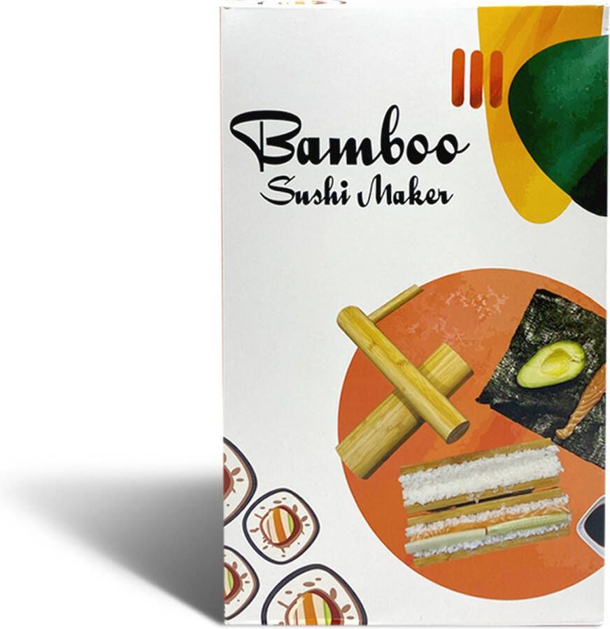 Happy Shopper Sushi maker maki kit sushi set duurzaam cadeautip bamboe Moederdag cadeautje