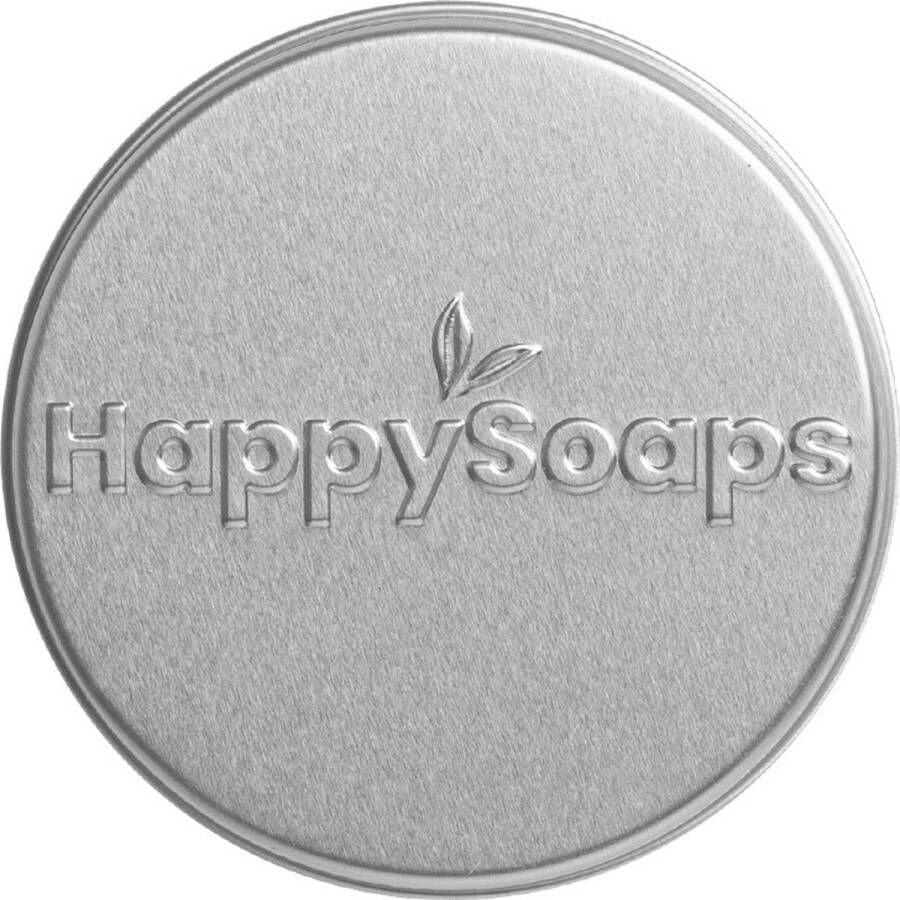 HappySoaps 5x Bewaar en Reis Blikje Shampoo Bar 12 gr