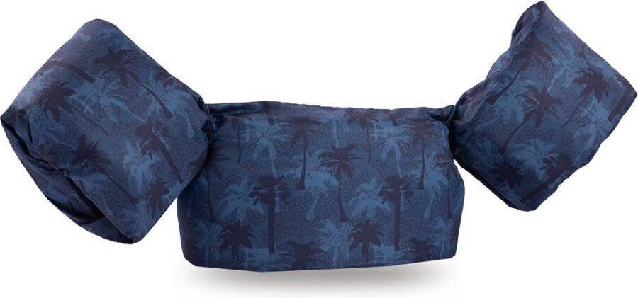 HappySwimmer Puddle jumper zwembandjes zwemvest voor peuters en kleuters met Palm print