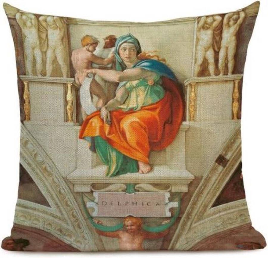 Harani Kussenhoes Italiaanse Renaissance Michelangelo 9