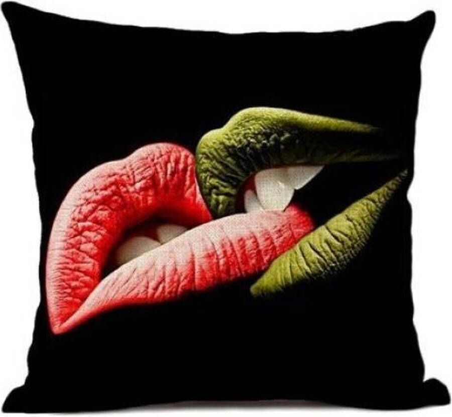 Harani Kussenhoes Modern Art Kunst Sexy Lippen 5