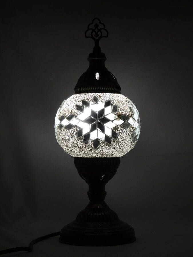 Harani Oosterse mozaïek tafellamp (Turkse lamp) ø 12 cm Bol