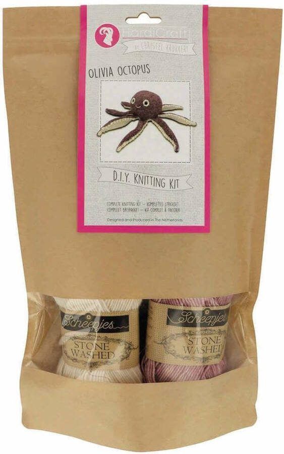 HardiCraft Olivia Octopus breien (breipakket)