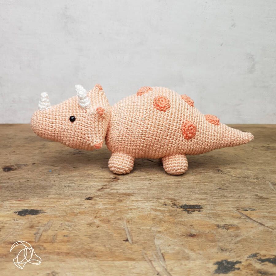 HardiCraft Triceratops Haakpakket Haken DIY Voor Volwassenen Knuffels Haakpakketten