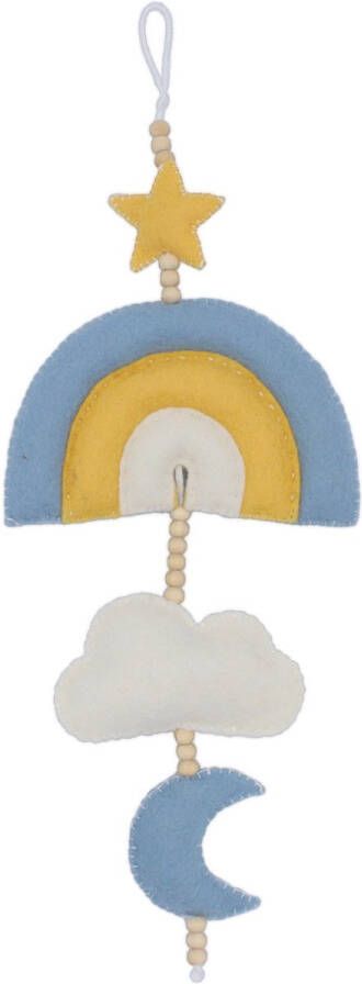 HardiCraft Viltpakket Regenboog Wandhanger Blauw