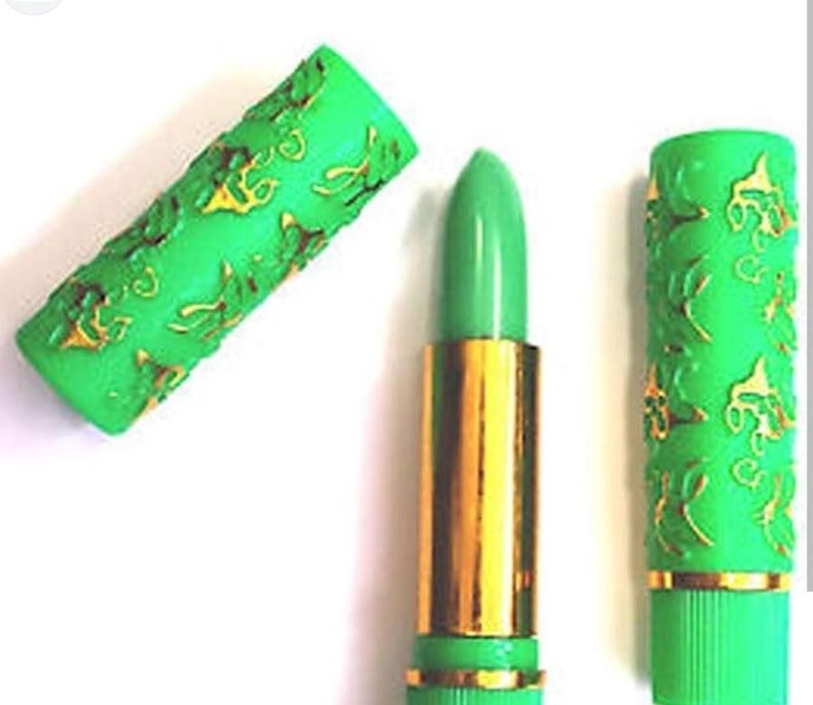 Hare Magic lipstick Maroc kleurverandering van groen naar roze