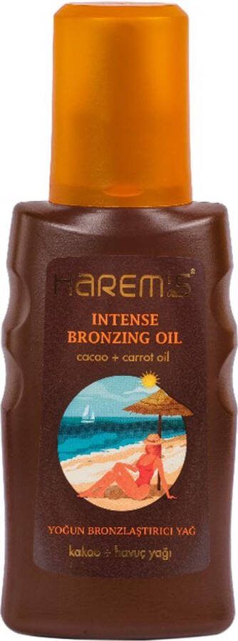 Harems Harem's Intense Bronzing Oil Cacao + Carrot Oil 180 ml Bronzer Olie