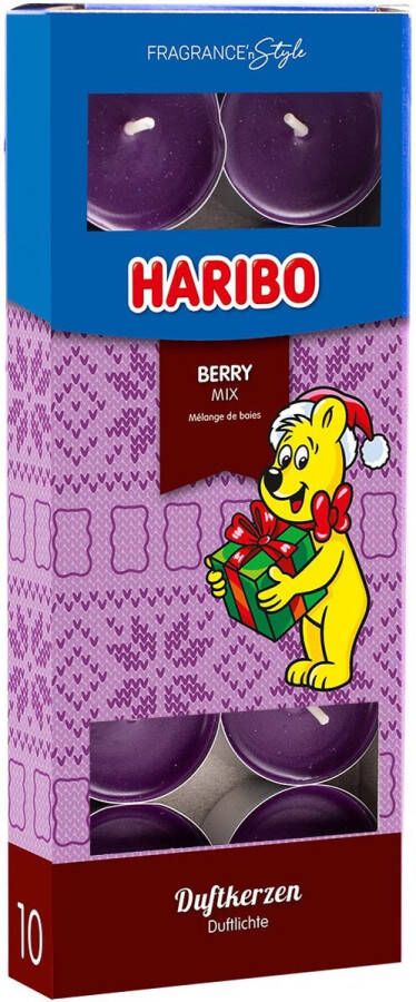 Haribo Berry Mix theelichten (set 10)