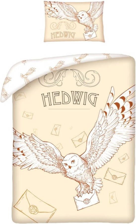 Harry Potter Baby Dekbedovertrek Hedwig 100 x 135 cm + 40 x 60 cm Katoen