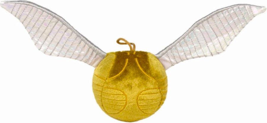 Harry Potter De Gouden Snaai met Geluid Pluche Knuffel 22 cm Golden Snitch {Speelgoed Magische Knuffelpop Knuffeldier voor Kinderen Jongens Meisjes Ron Weasley Hermione Granger Voldemort Hagrid Snape Dumbledore Dobby Zwerkbal Quidditch}