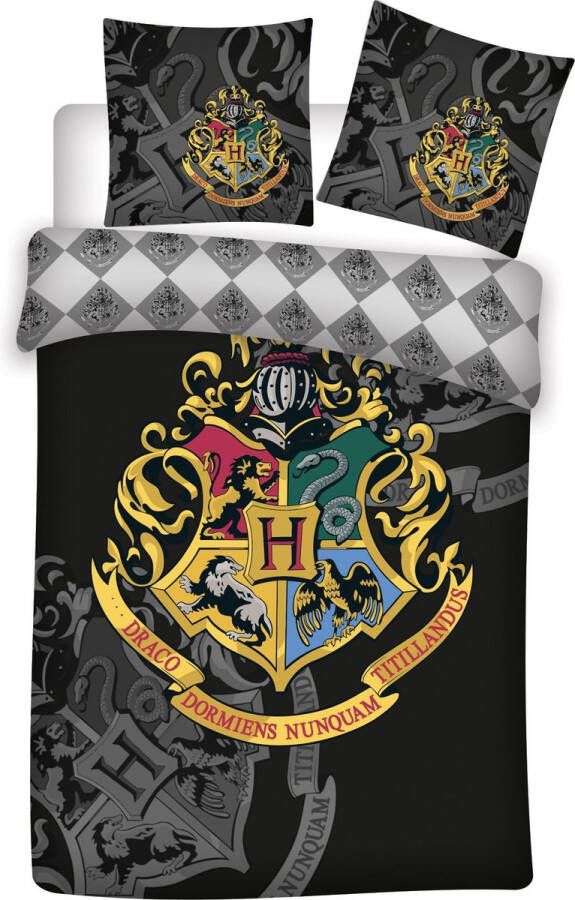 Slaaptextiel nl Harry Potter Dekbedovertrek Eenpersoons 140 x 200 cm Polyester