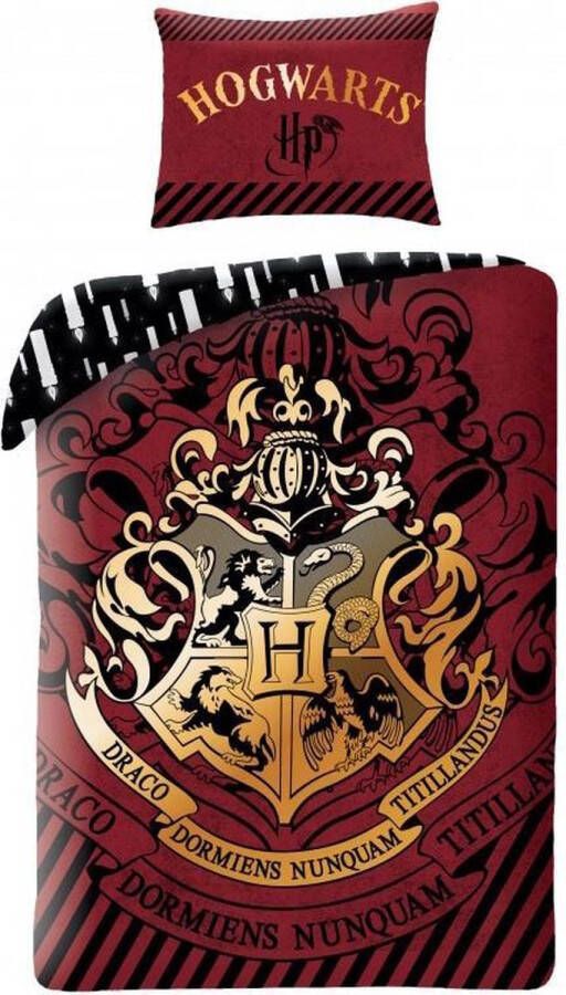 SimbaShop Harry Potter Dekbedovertrek Wizardry Eenpersoons 140 x 200 cm Katoen