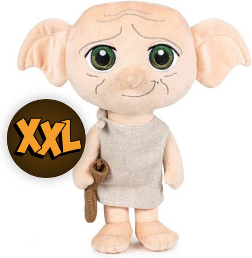 Harry Potter Dobby Pluche Knuffel XXL 110 cm {Speelgoed XL Magische Knuffelpop Knuffeldier voor Kinderen Jongens Meisjes Ron Weasley Hermione Granger Voldemort Hagrid Snape Dumbledore Dobby}
