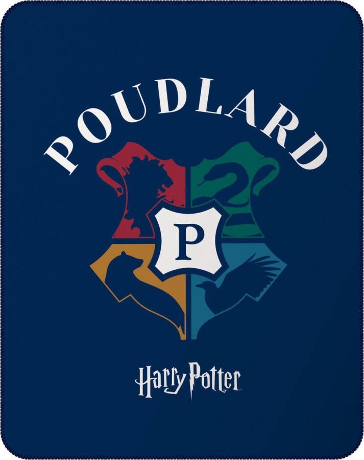SimbaShop Harry Potter Fleece deken Logo 110 x 140 cm Polyester