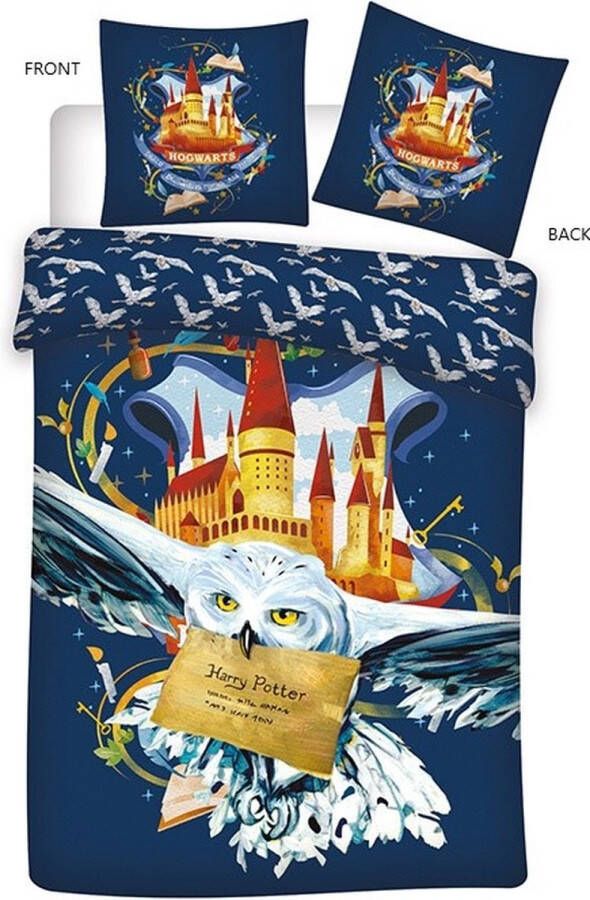 SimbaShop Harry Potter Hedwig Dekbedovertrek Eenpersoons 140 x 200 cm Polyester