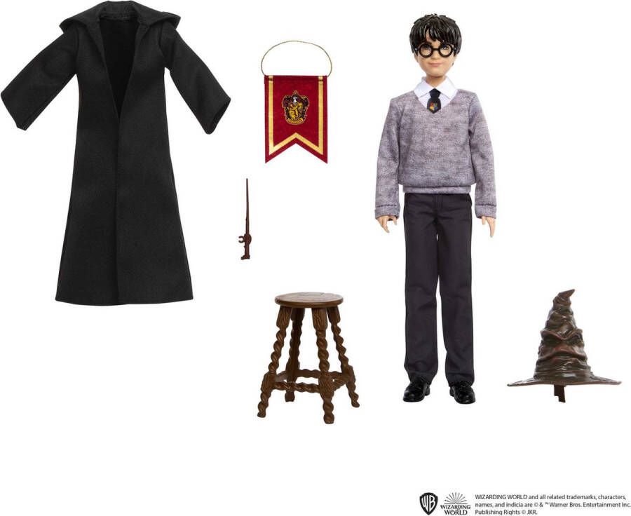 Harry Potter Met de Sorteerhoed Speelfiguur