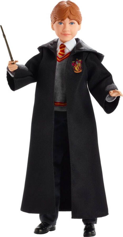 Mattel tienerpop Wizarding World Ron Weasley 26 cm zwart