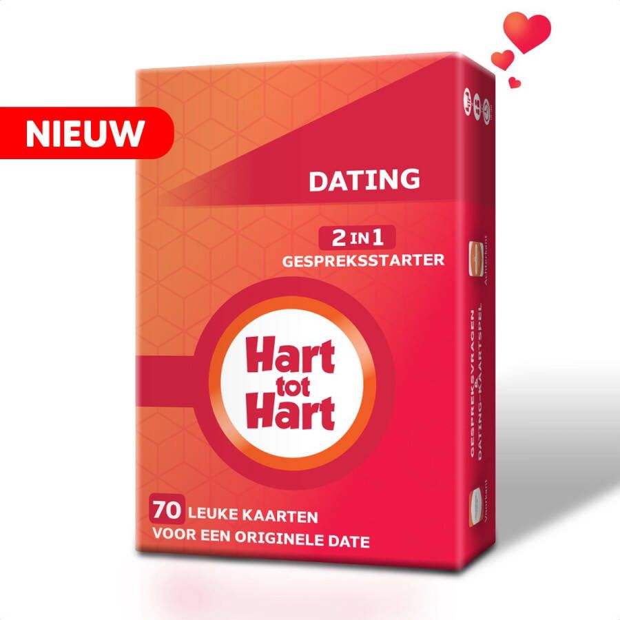 Hart tot Hart Dating 2-in-1 Date Spel Leuke Gesprekskaarten voor een Date Night Dating Vragenspel Date Spel Vragen Relatie Kaartspel Relatiespel Volwassenen Gespreksstarters Dating spel voor een Openhartig Gesprek