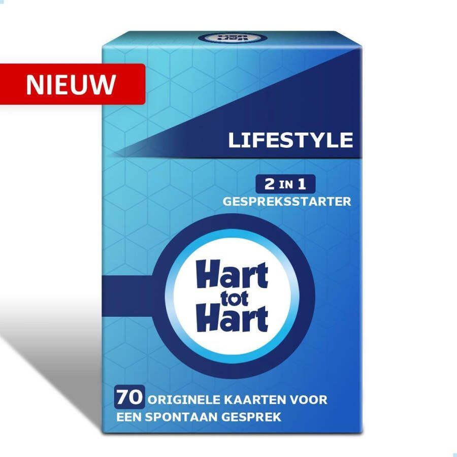 Hart tot Hart Lifestyle 2-in-1 Gespreksstarter 70 kaarten Relatiespel Vragen spel volwassenen Vragenspel Relatie Gespreksstarters Relatie Kaartspel Praatkaarten Vragen aan je Partner voor een Openhartig Gesprek