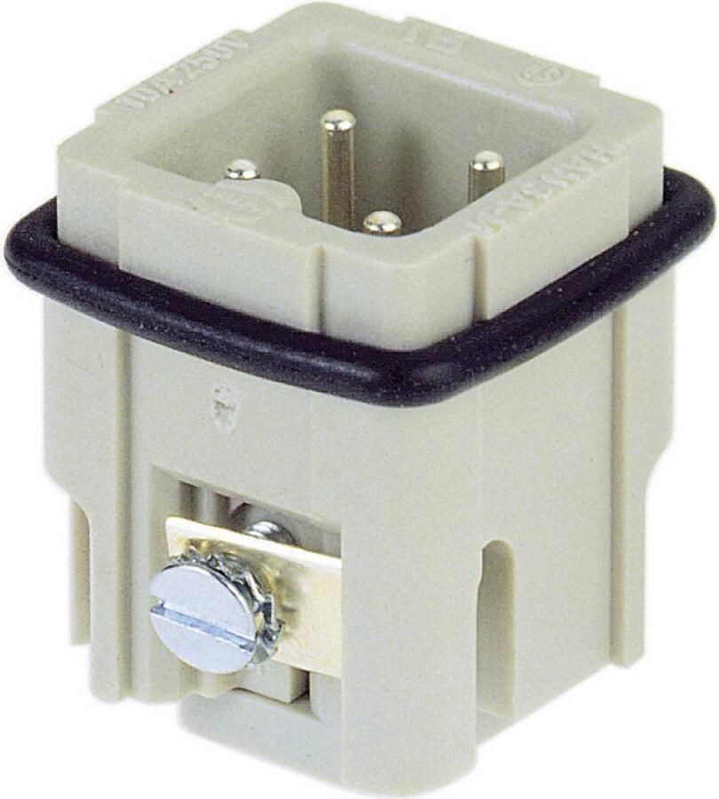 Harting 09 20 003 2611 Pin-inzetstuk Han A 3 + PE Schroeven 10 stuk(s)