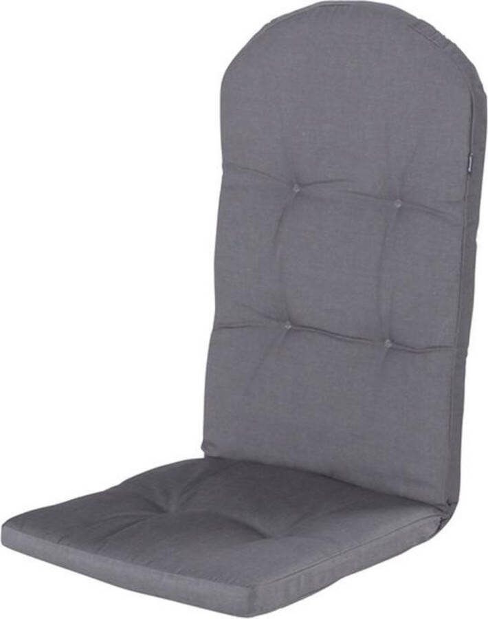 Hartman bearchair tuinkussen Havana 128x48x9 cm grijs