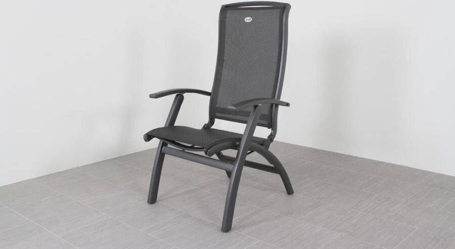 Hartman Davinci verstelbare tuinstoel met aluminium armlegger