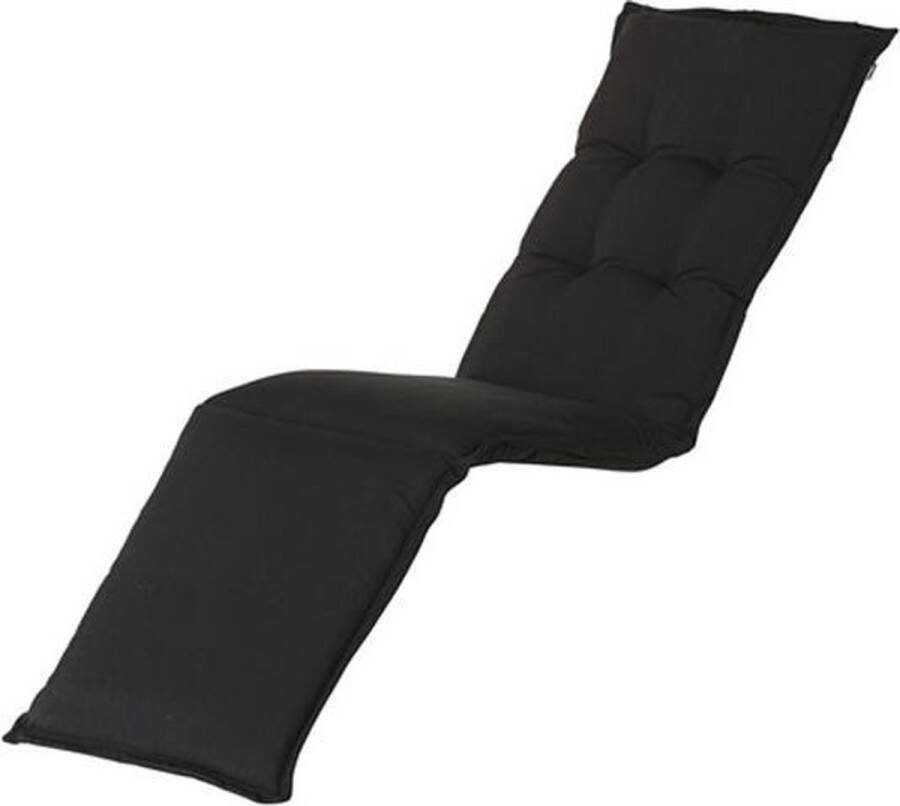 Hartman deckchair tuinkussen Havana 200x46x9 cm donkergrijs