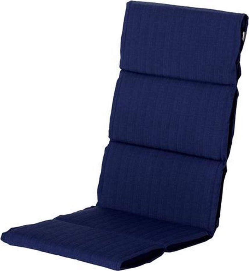 Hartman dun hoog tuinkussen Casual 123x50x5 cm blauw